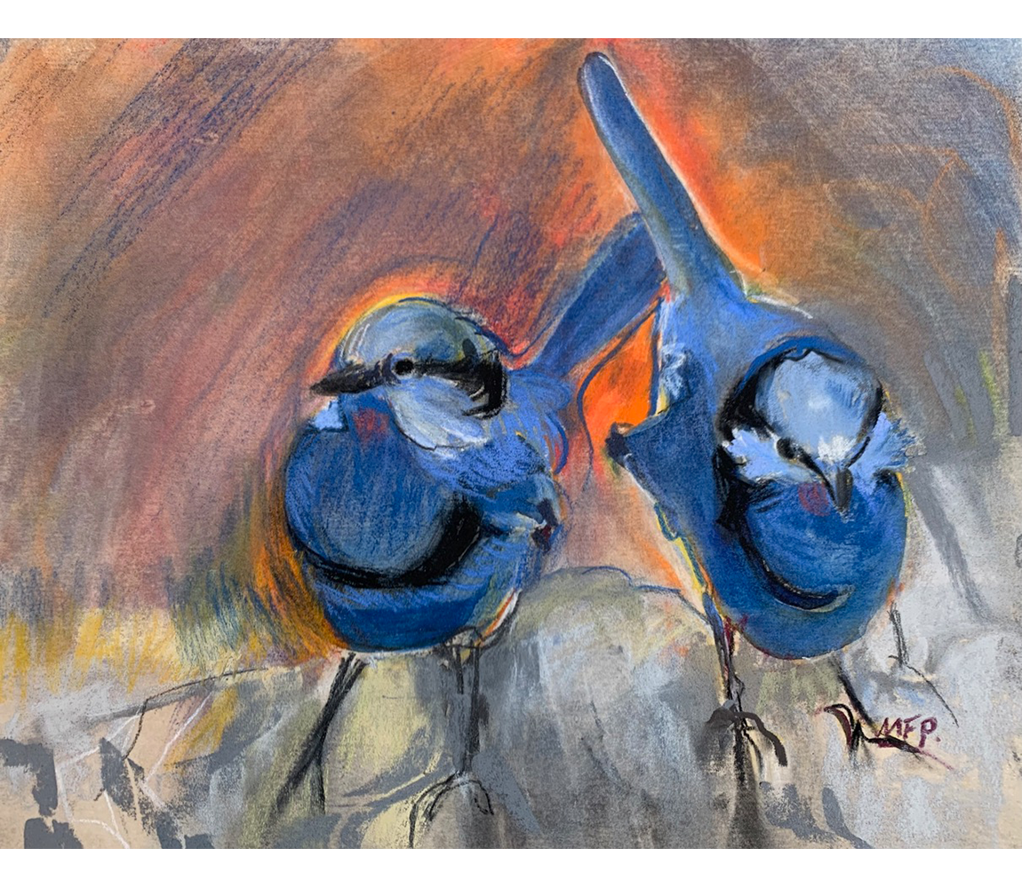 Marianne Partlow - "Two Splendid Fairy Wrens"